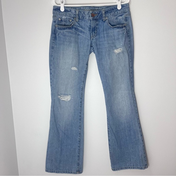 Y2K Vintage American Eagle "Favorite Boyfriend" low-rise Jeans size 6 - Picture 1 of 13